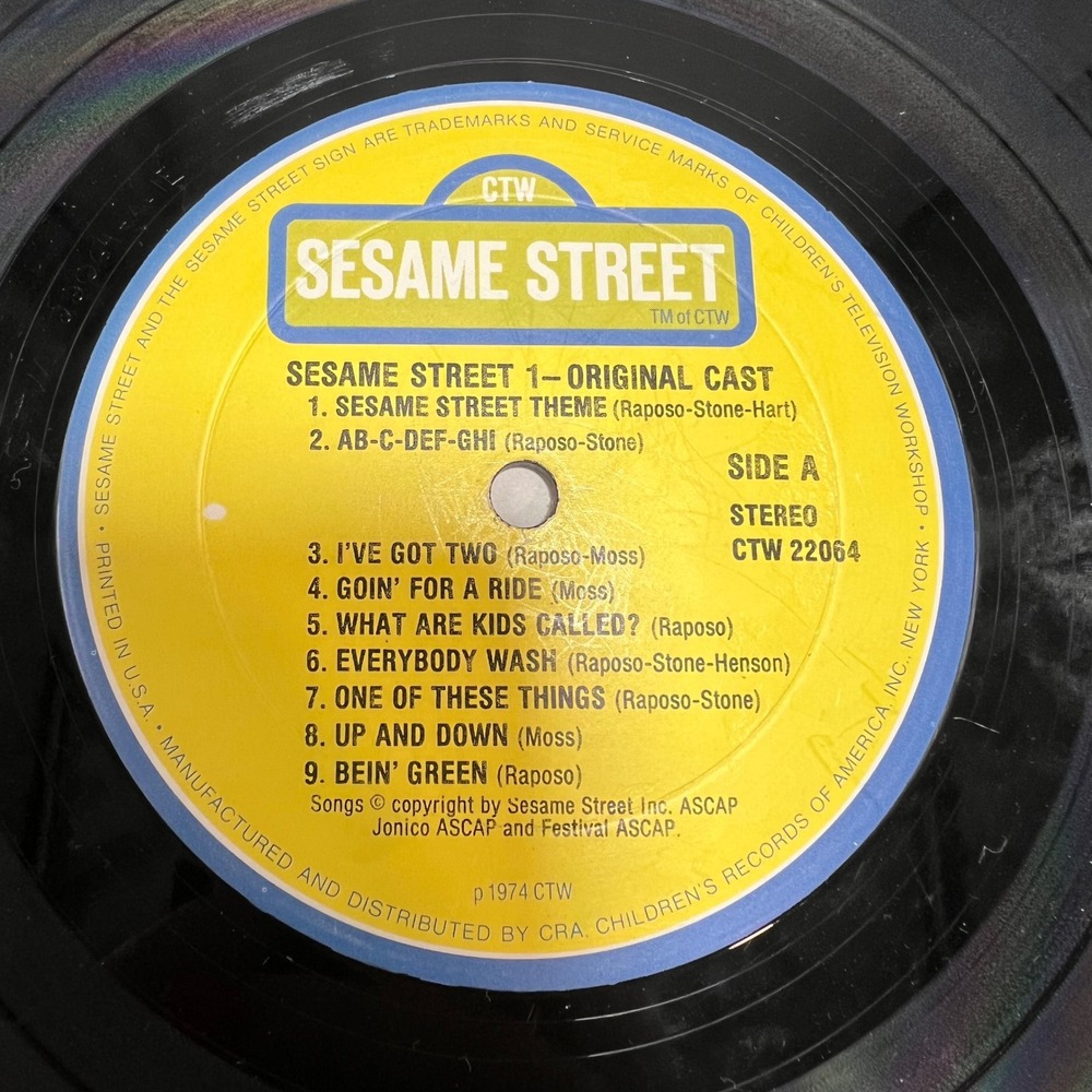 Sesame Street Vinyl Record Lot 3 LP Ernie & Bert Fever Original Cast Kidcore - Picture 14 of 16